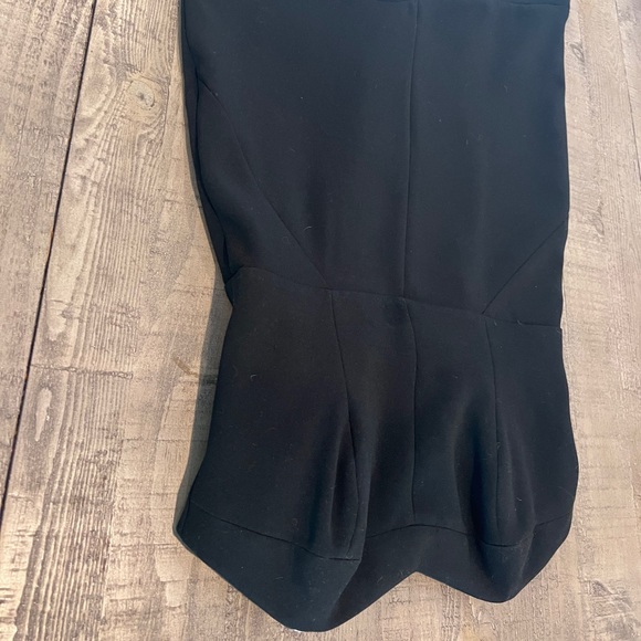 Halston Heritage Black Strapless Flounce Ruffled Skirt - Picture 4 of 8